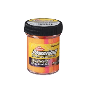 BERKLEY PowerBait Natural Glitter Trout Dough -syöttitahna