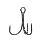 VMC 7552B Light Inline Treble Barbless -kolmihaarakoukku